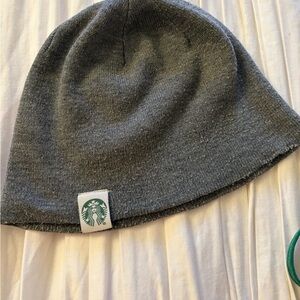 Starbucks gray beanie